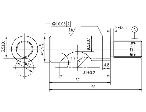 5 Inch Diameter 5C Collet Chuck With Integral D1-4 Cam Lock Mounting Workholding - Picture 7 of 7