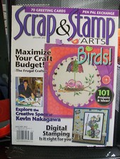 SCRAP  STAMP ARTS JANUARY 2012 MAGAZINE 70 GREETING CARDS 101 PROJECTS  IDEAS
