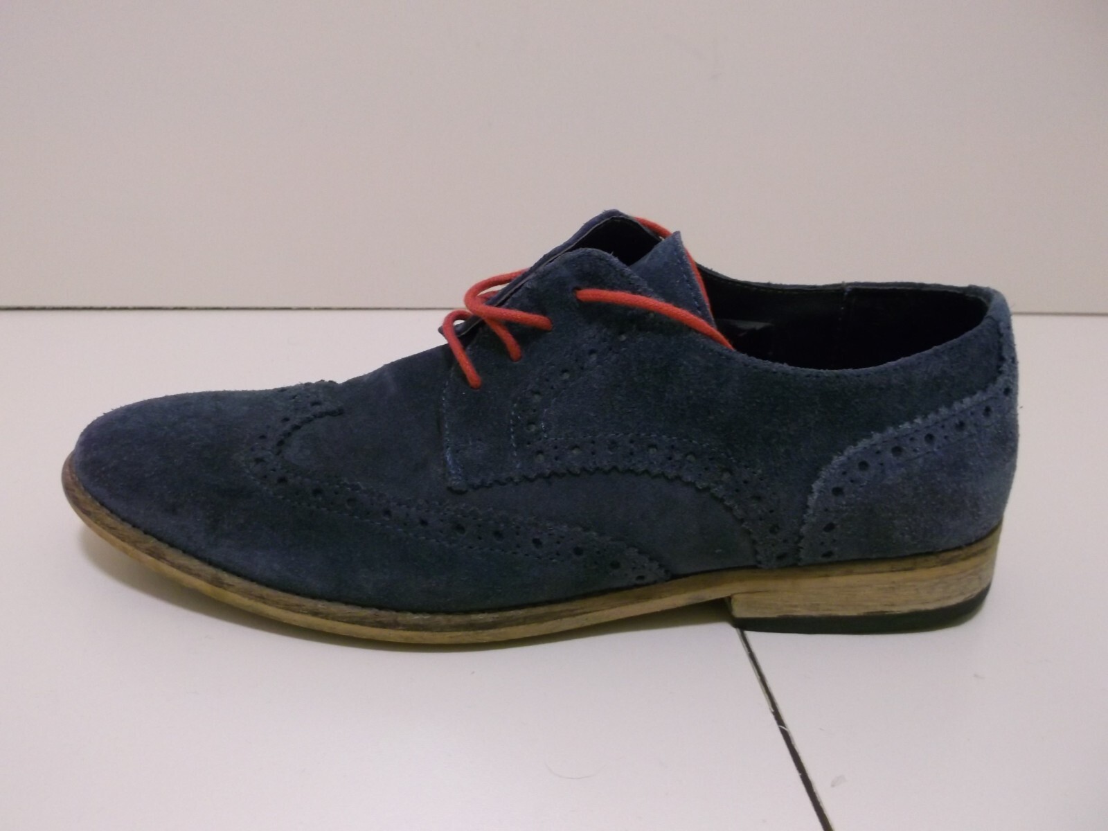 MENS BERTIE BLUE SUEDE SHOES UK SIZE 7 EU 41 eBay