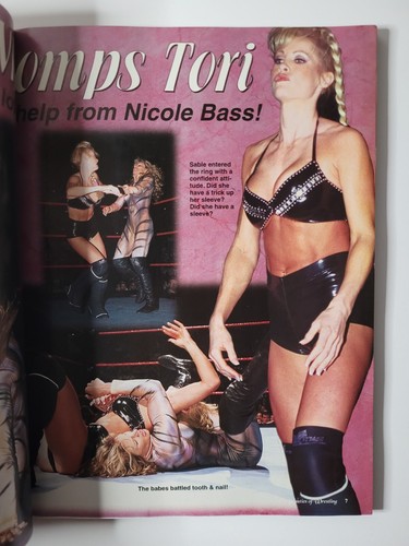 BEAUTIES OF WRESTLING Mag #36 July 1999 Nitro Girls 8 Color Foldouts Complete - Imagen 5 de 13