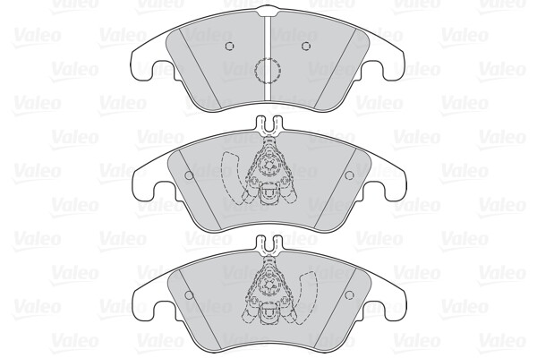 Plaquettes de frein Valeo 302160 contre les sifflements au freinage