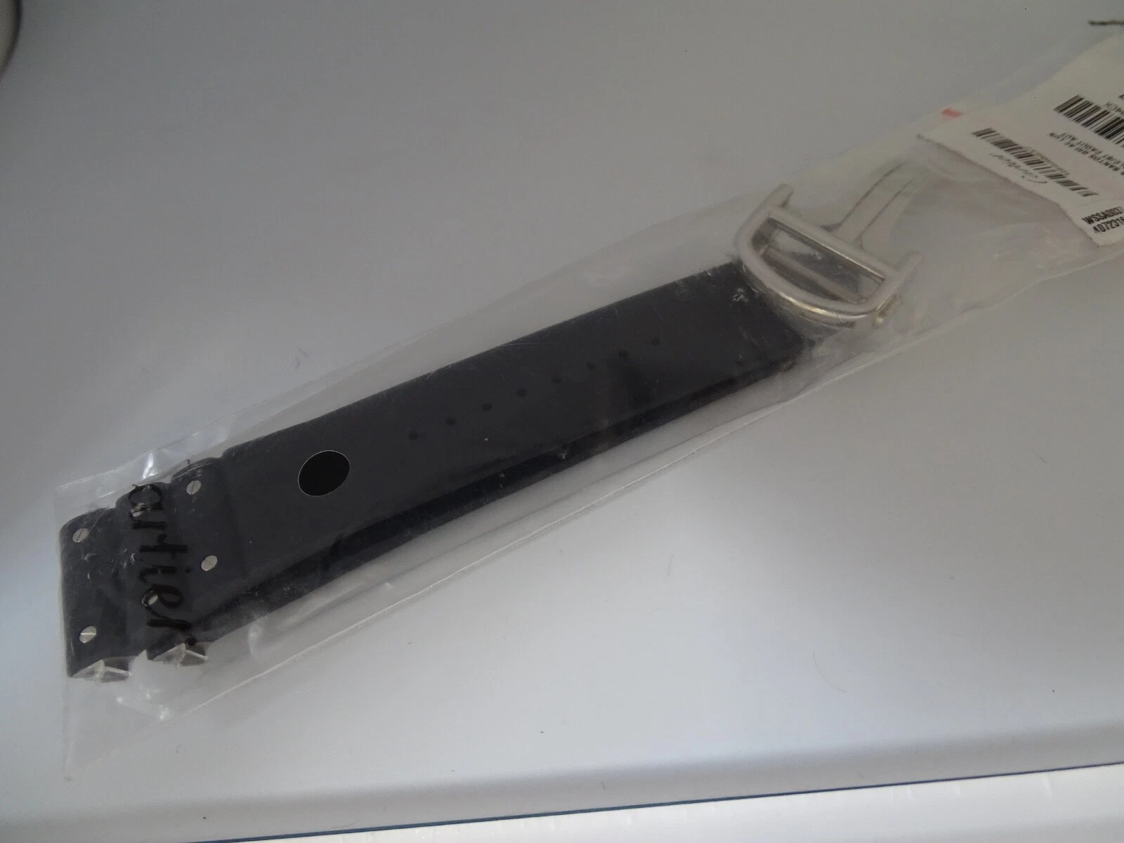 Cartier — Cartier Santos WSSA0037  Rubber Strap & Deployment 21mm Genuine/ Original