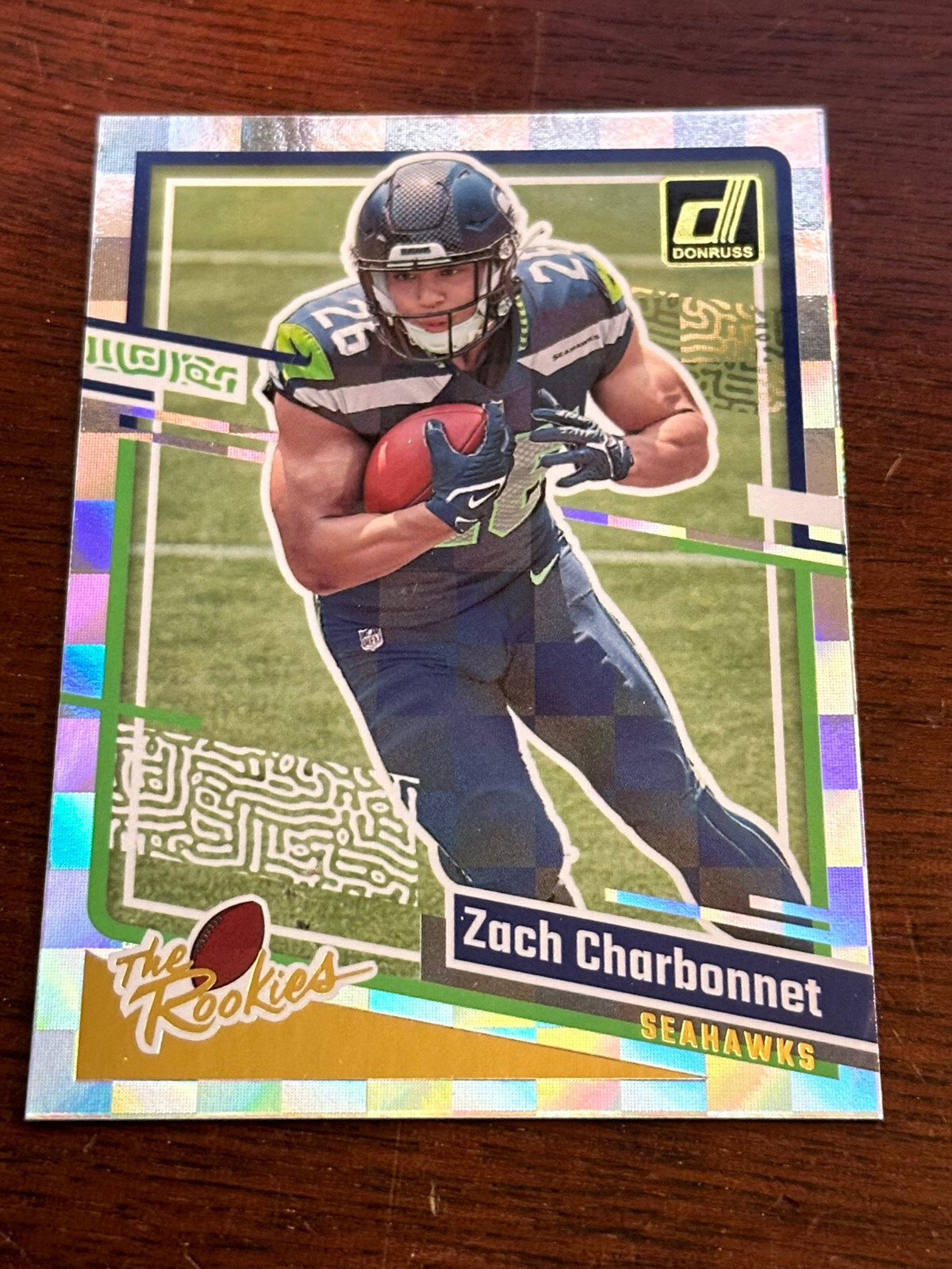 2023 Panini Donruss THE ROOKIES Insert Zach Charbonnet Seattle Seahawks #16