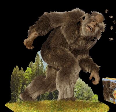 Madd Capp I AM SASQUATCH Cryptid-Shaped Jigsaw Puzzle, 300 Pieces