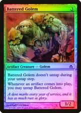 Battered Golem FOIL Fifth Dawn PLD Artifact Common MAGIC MTG CARD ABUGames