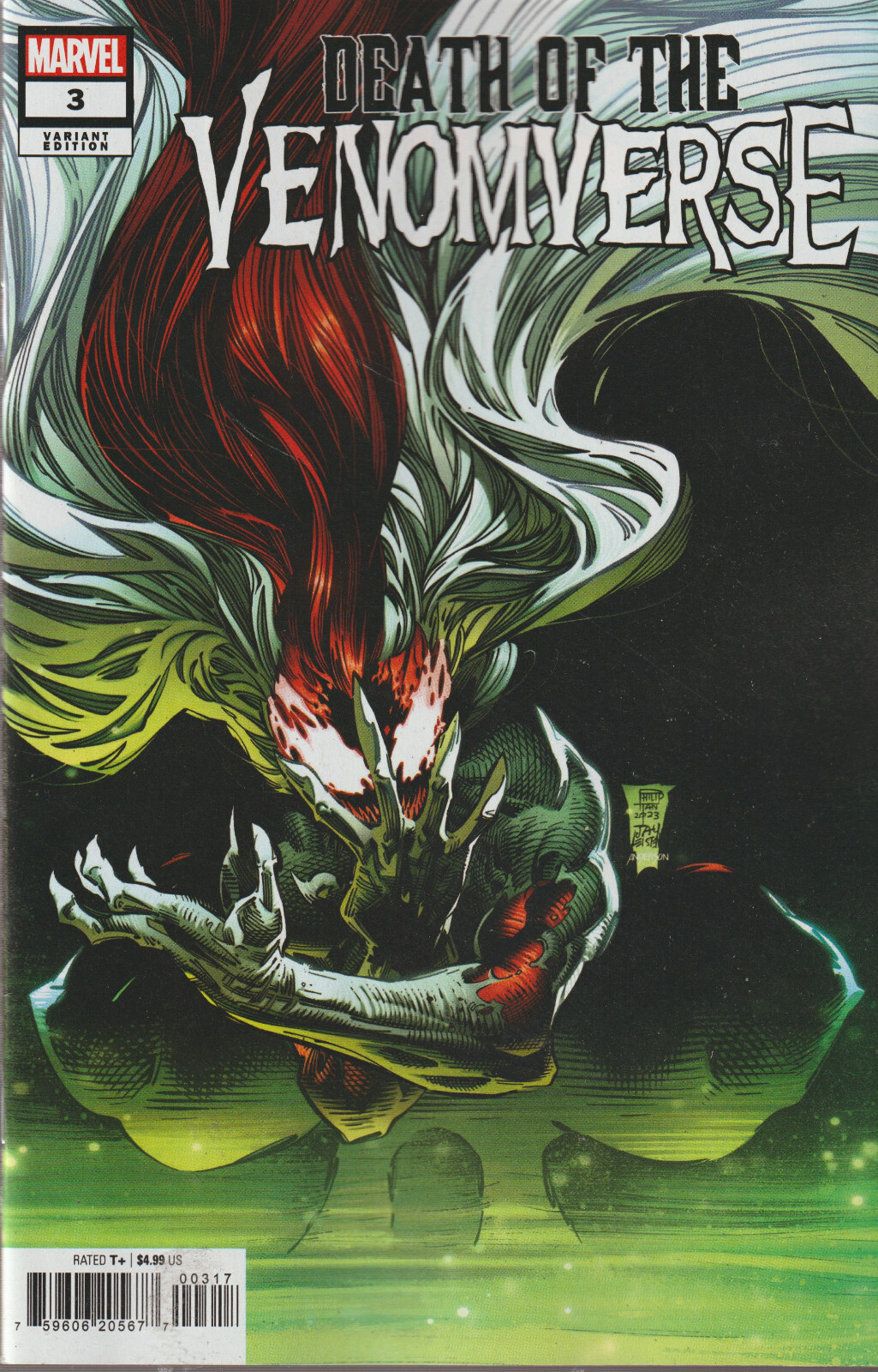 MARVEL COMICS DEATH OF THE VENOMVERSE #3 OCTOBER 2023 TAN 1:50 1ST PRINT NM