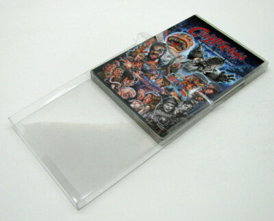 5x DVD Standard Case (Size Dv1) -Clear Plastic Protective Box