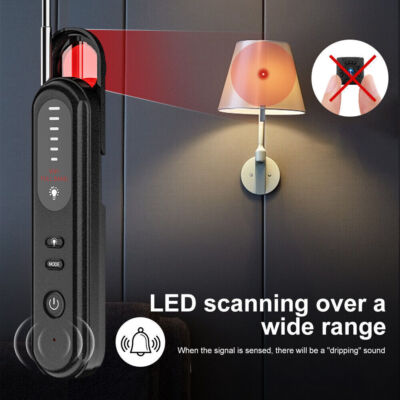 Anti-Spy RF Signal Detector Hidden Camera GSM Audio Bug Finder Scanner Tracker