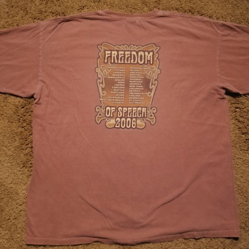Vintage Crosby Stills Nash Young T Shirt Size XL 2006 Freedom Of Speech Tour - Picture 7 of 12