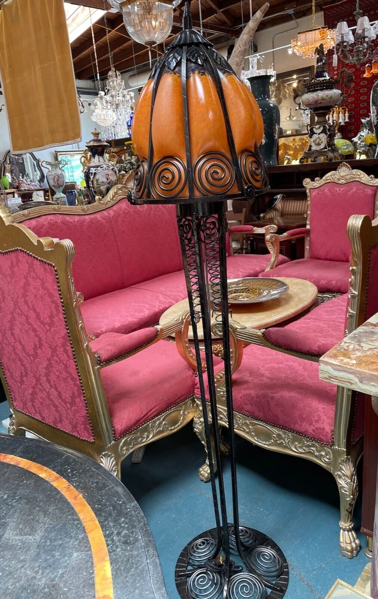 Art deco cheap lamp floor