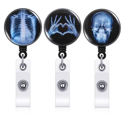 Abzeichen X Retractable Retractable Real Radiology Radiology Badge Renderin  