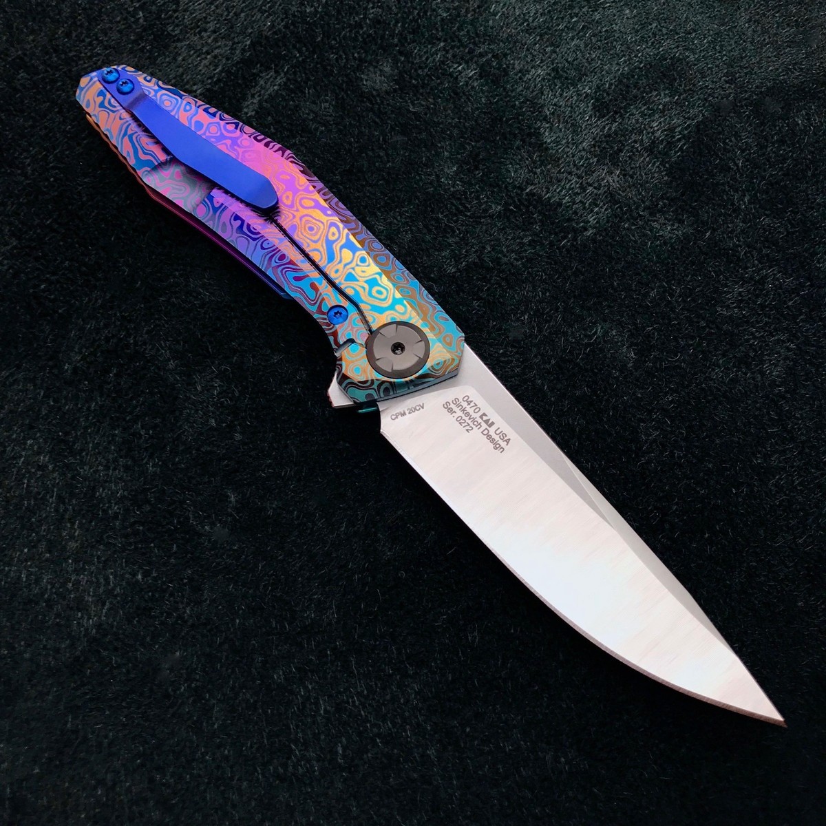 Zero Tolerance ZT 0470 Folder ZT0470 20CV Steel w/ Carbon Fiber w