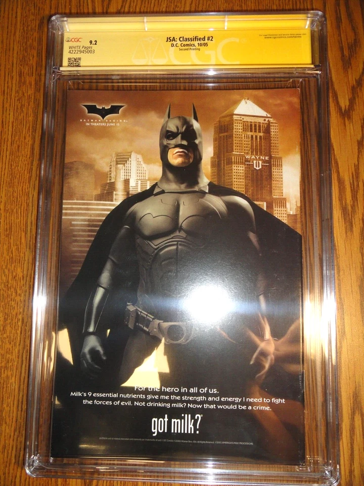 JSA Classified #2 Adam Hughes Firmado Cgc 9.2 Ss 2nd Estampado Power Niña Boceto - Imagen 2 de 4