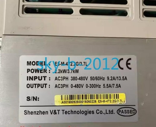 1 PCS Blue Ocean Huateng E5-M-4T2.2G/3.7L frequency converter In good condition - Picture 2 of 4