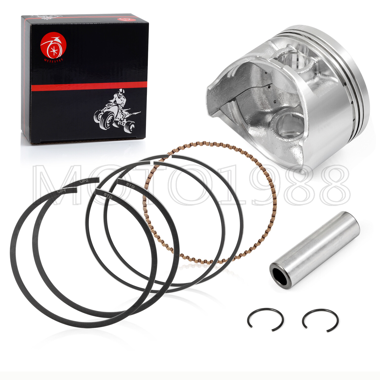 .25mm Oversize Bore Piston Kit For Yamaha Golf Cart Gas G21 G22 G23 G27