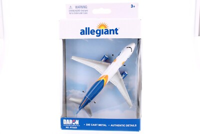 Allegiant Airlines Single Plane, White - Daron R-23309 - Diecast Model ...