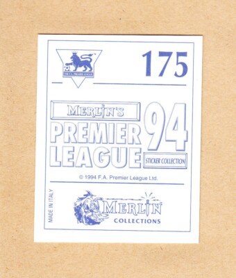 Merlin's - Premier League - 1994 - CLUB BADGE - Manchester City