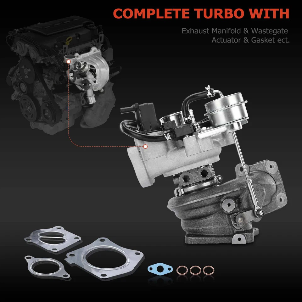 Turbocompressor para Chevy Malibu Traverse Camaro GMC Terrain Buick Cadillac - Imagem 2 de 4