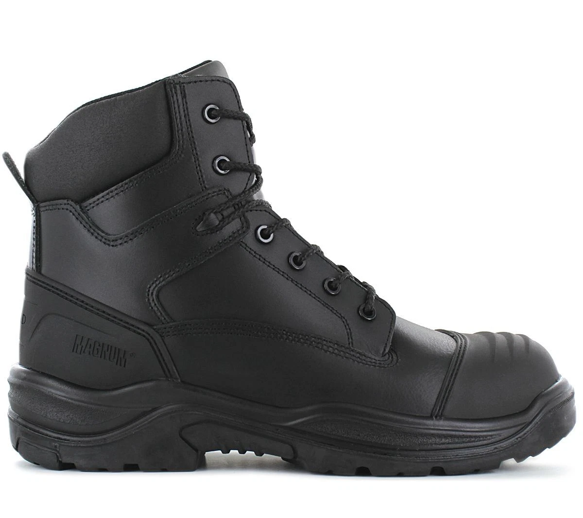 Magnum Midnite Plus Safety Toe Boots Black Leather Work  display picture 3