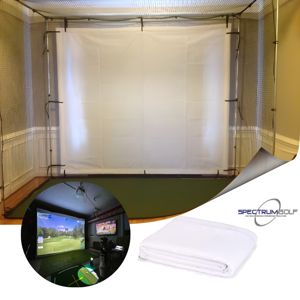 Golf Simulator Cage. POLY SPACER SCREEN. 4 SIDED NET/PADS/PANELS. 1 ...