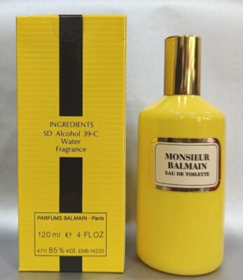 VINTAGE MONSIEUR  BALMAIN  120 ML EAU DE TOILETTE FOR MEN PREBARCODE VAPORIZADOR