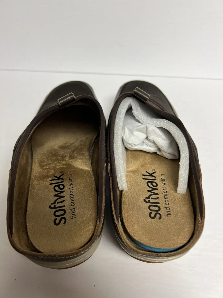 Zueco Softwalk Aberdeen para mujer marrón talla 8 ancho Foto 4 de 4