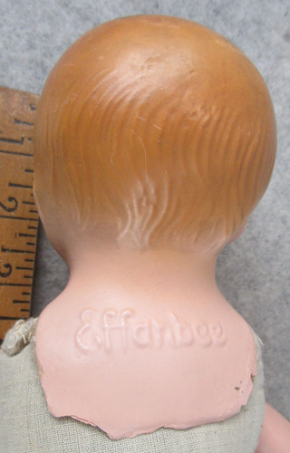Antique 14" Effanbee Composition Boy Baby Doll Toy - Picture 9 of 13