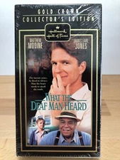 What the Deaf Man Heard (VHS, 1997) Hallmark Hall of Fame Matthew Modine NEW