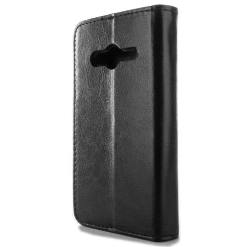 Plain Cell Phone Wallet Cases for Samsung Galaxy Ace