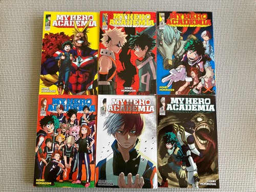 My Hero Academia Lot Kohei Horikoshi Shonen Jump Manga English Vol 1 2 3 4 5 6 - Picture 1 of 6