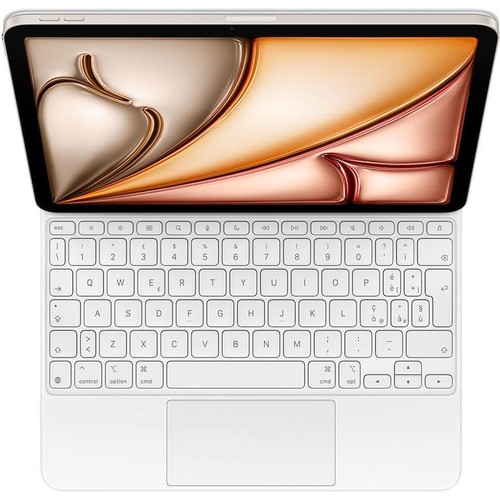 Tastiera Apple Magic Keyboard per iPad Air 11 M3 bianco - Foto 4 di 4