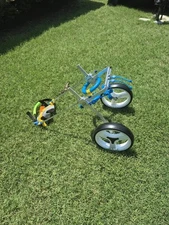 POWEKA, Med. Adj. Dog Cart/Wheelchair, Exercise Wheels for Dog size M , 33-44 lb