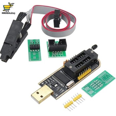 Dollatek SOP8 SOIC8 Testclip + CH341A USB EEPROM Programmierer für 24/25 Chips