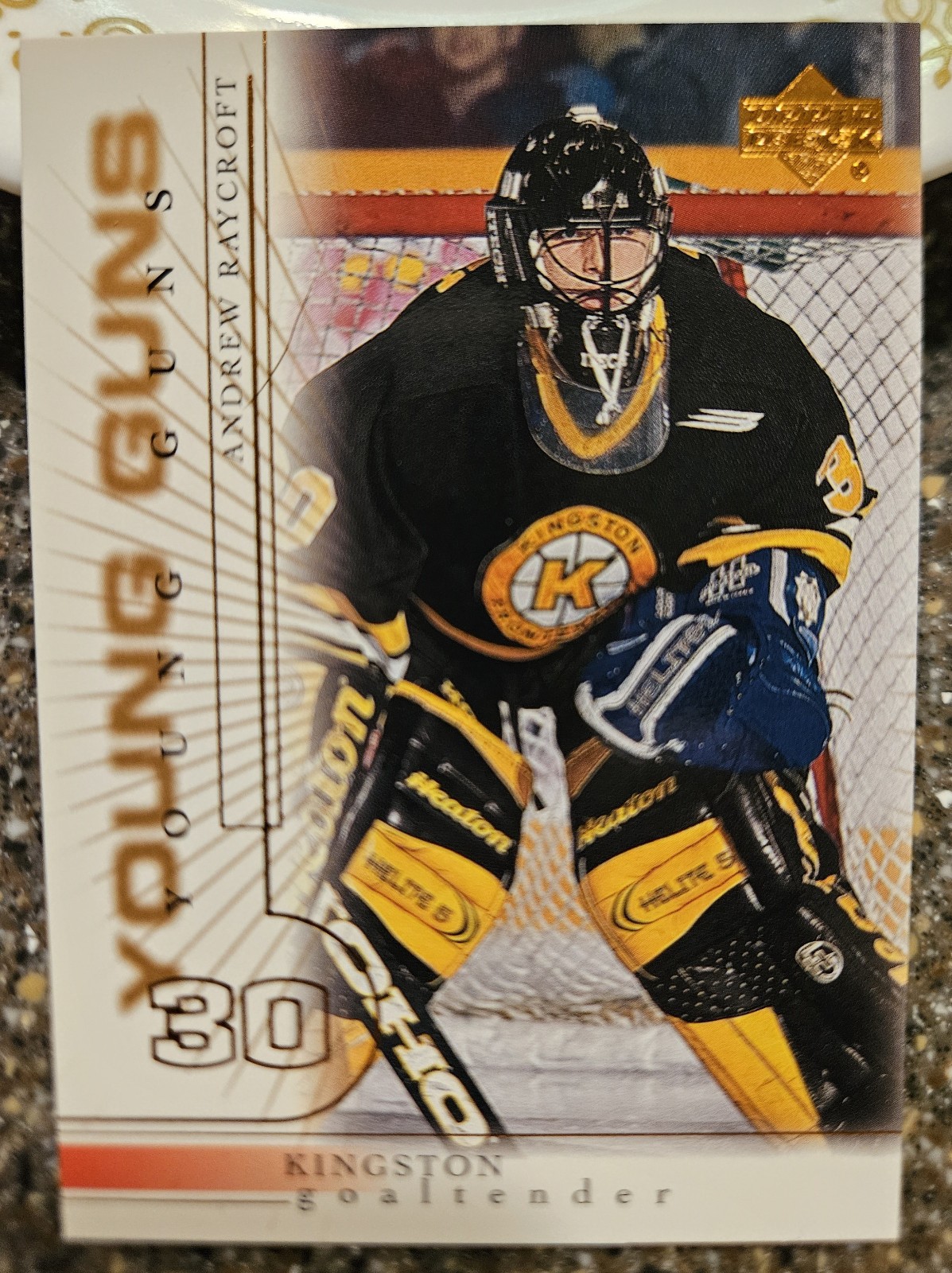 2000-01 Upper Deck Young Guns Andrew Raycroft RC SP #206