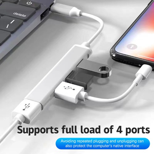 4Port USB 3.0 Hub USB Hub High Speed Type C Splitter For Computer Multiport HUB - Afbeelding 7 van 16
