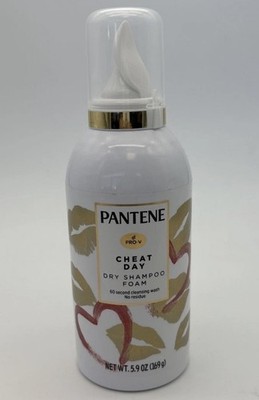 Pantene Sulfate Free Cheat Day 60 Second Cleansing Wash Dry Shampoo Foam 5.9 oz