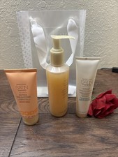 Mary Kay Satin Hands Pampering Set Orchard Peach 3 Pc Set Gift Bag Discontinued