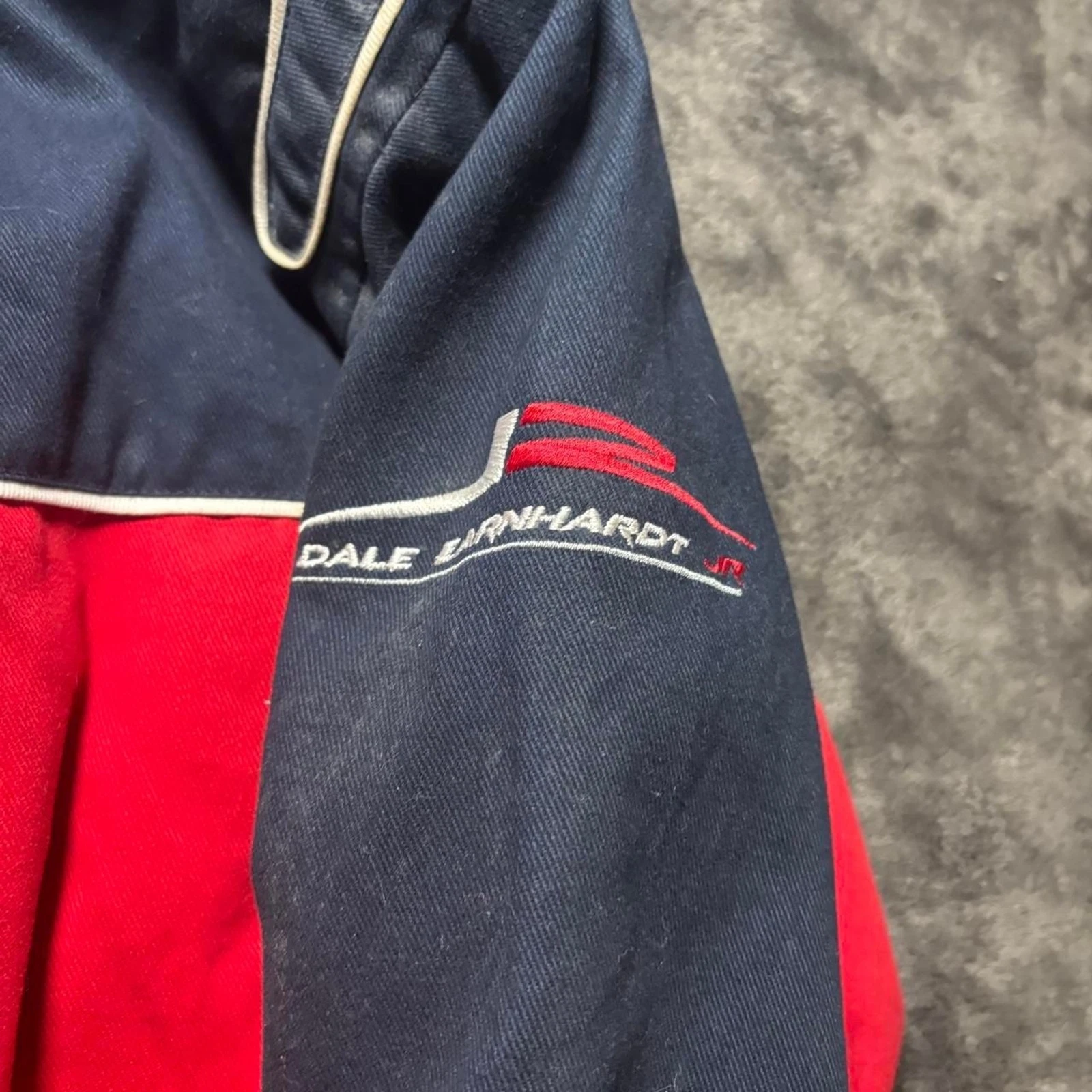 Vintage Winners Circle Dale Earnhardt Jr Budweiser nascar Jacket Mens L - product detail image 5