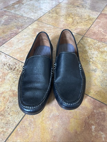Johnston & Murphy Black Loafers 12M Pre Owned