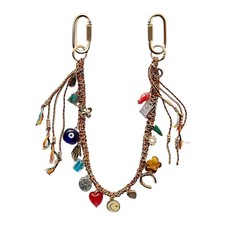 Chain Beaded Rope Braided Keychain for Handbag Purse Backpack Accessories for...