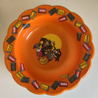 Vintage 1995 Hershey s Trick Or Treat Plastic Halloween Bowl - Witch Cat Bat