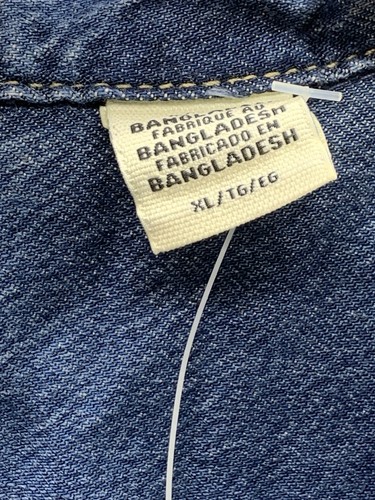 Camisa Levi’s Denim Para Mujer Talla XL Clásica Calce Estándar Viaje Playa Informal - Imagen 5 de 12