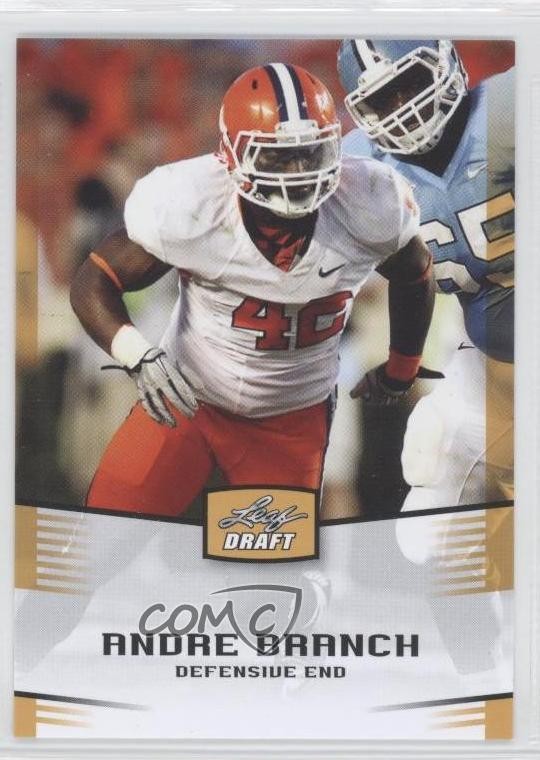 2012 Leaf Draft Gold Andre Branch Corico Wright ( Pictured) #3 0y59