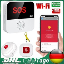Wifi Notrufknopf f&uuml;r Senioren SOS Hausnotruf, Station + 1x Kn&ouml;pfe + Armband Neu