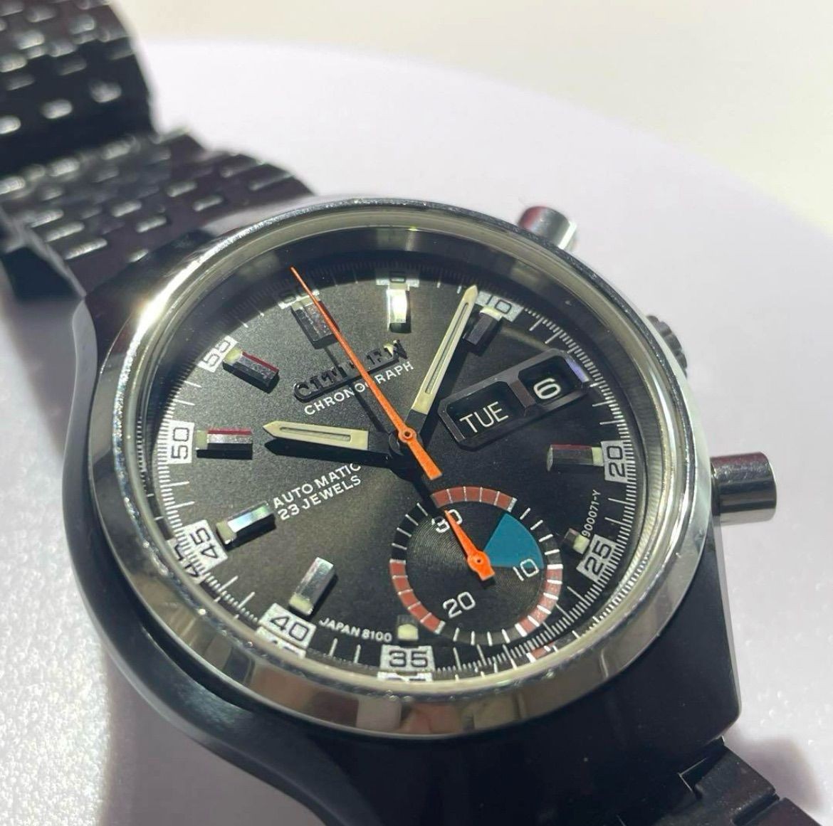 Citizen Challenge Timer Blackie Automatic Watch U… - image 7