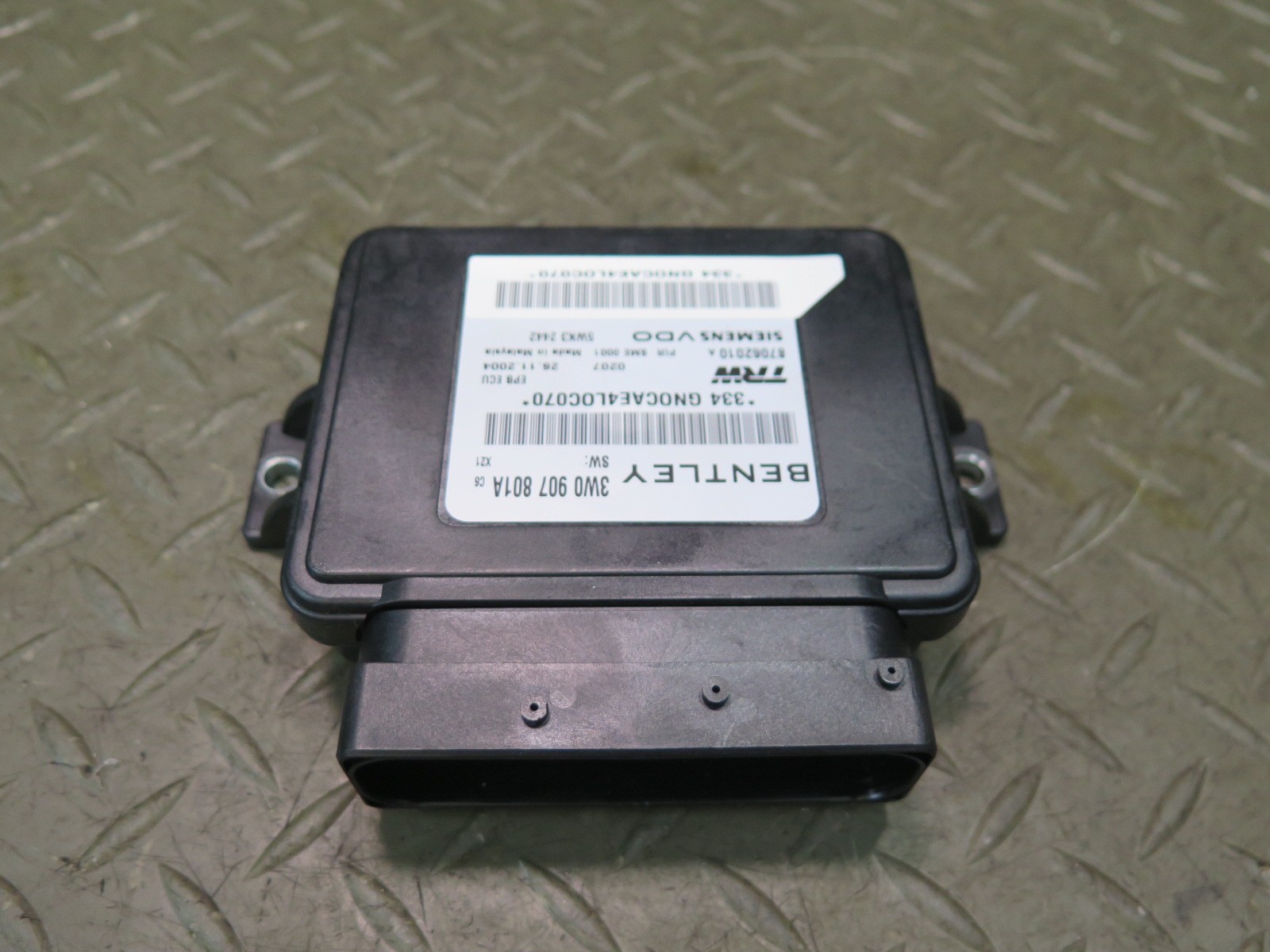 Bentley Continental GT 2003-2010 Parking brake control module P/N 3W0907801A