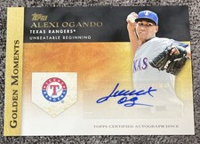 2012 TOPPS GOLDEN MOMENTS ALEXI OGANDO AUTOGRAPH ~ GMA-AO