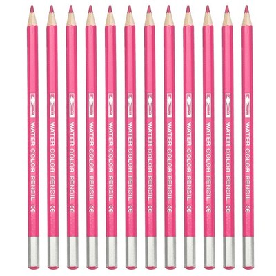 12 Stück Aquarellstifte zum Ausmalen, Zeichnen, Malen, Rosa Rot