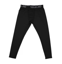 Telaleo Pants Mens Large Black Compression Base Layer Leggings Leggings Athletic