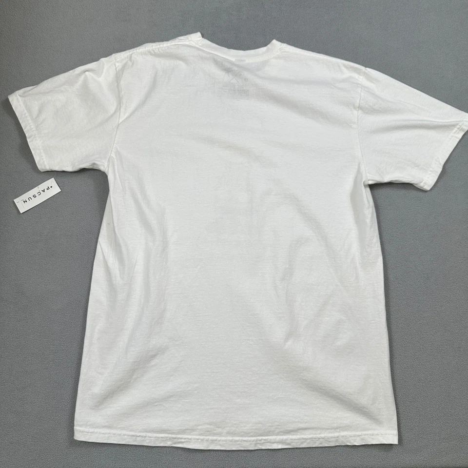 NUEVO CON ETIQUETAS Riot Society X Peanuts Charlie Camisa Marrón L Hombres Blanco Ansiedades Camiseta Pacsun Foto 2 de 4
